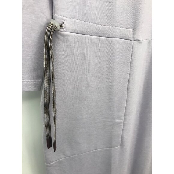 Title Nine French Terry Athletic Dress Long Sleeve Lavender Purple X-Small NEW - Picture 3 of 6